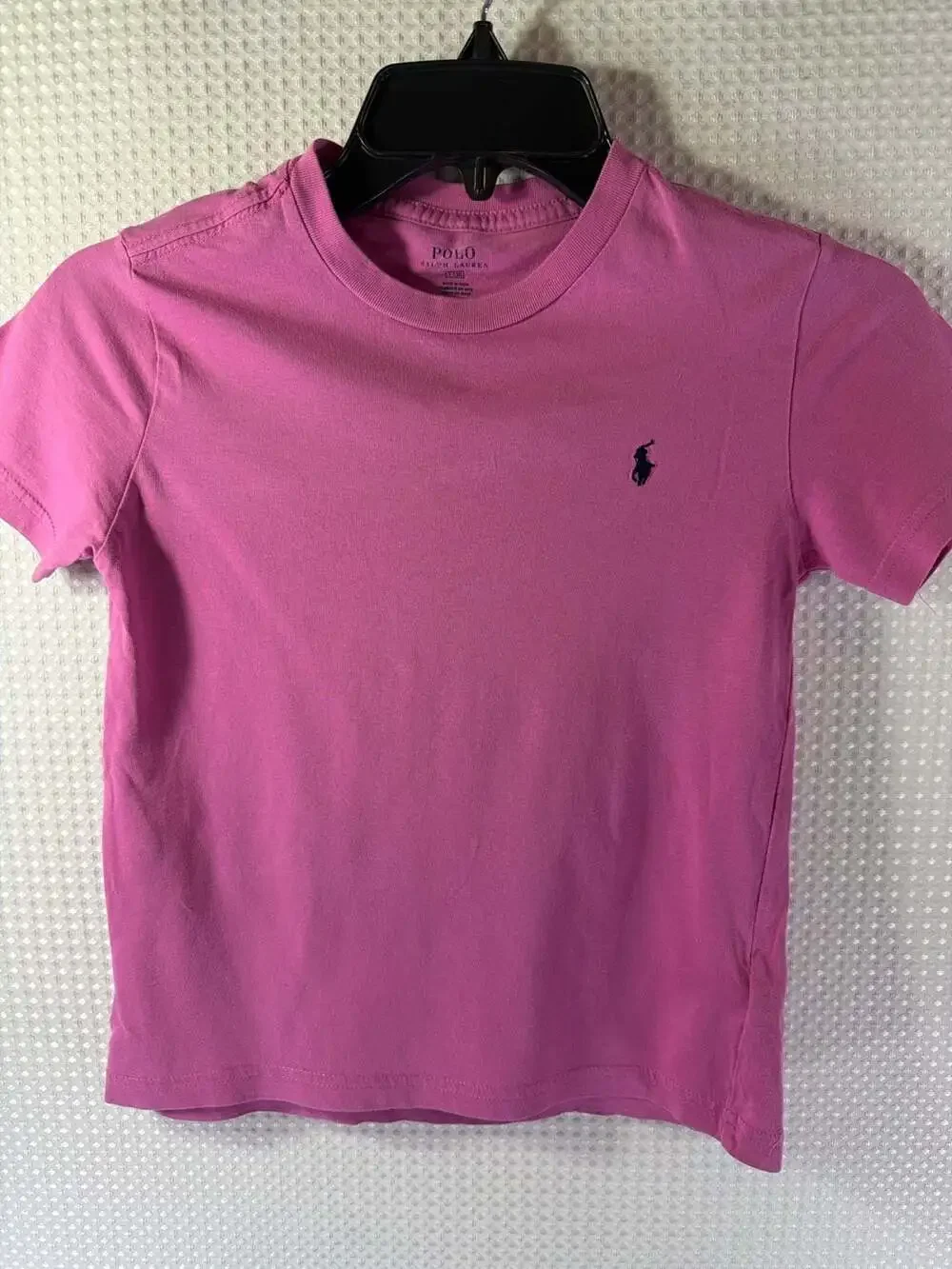 Polo Ralph Lauren Kids Crewneck Cotton T-Shirt Pink